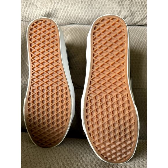 MENS VANS OFF THE WALL GREEN/WHITE HIGH TOP SNEAKERS SIZE 8 - Picture 3 of 8